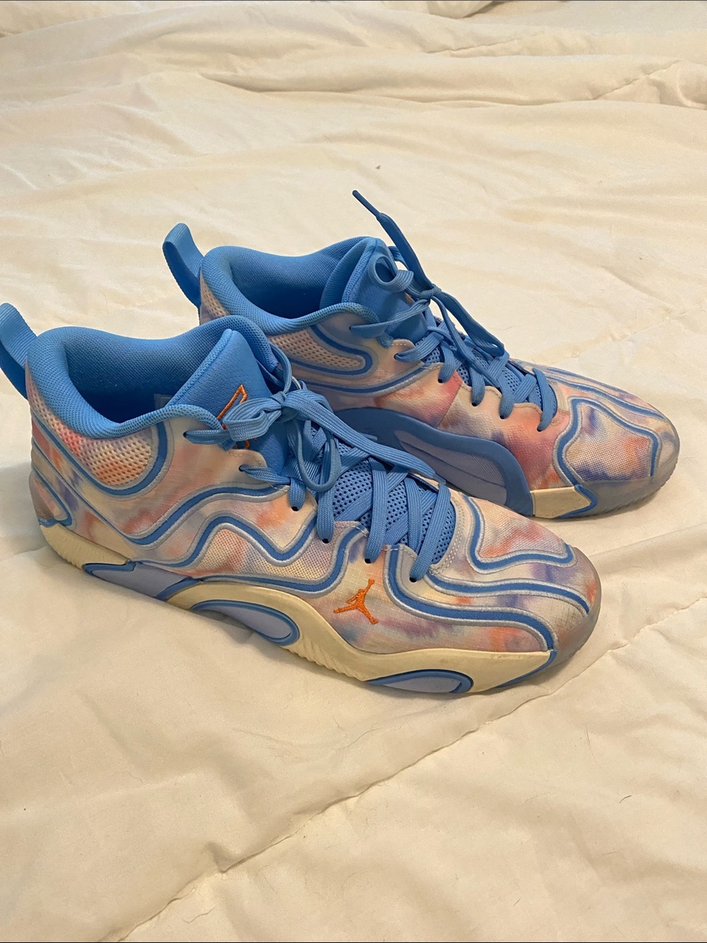 Jordan Tatum 3 tie dye basketball shoes